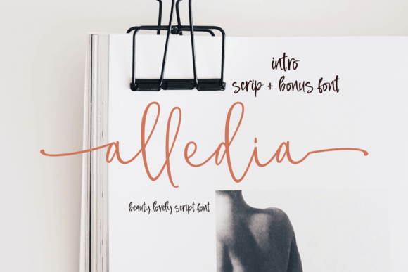 Alledia: A Modern Calligraphy Typeface for Real Branding Work