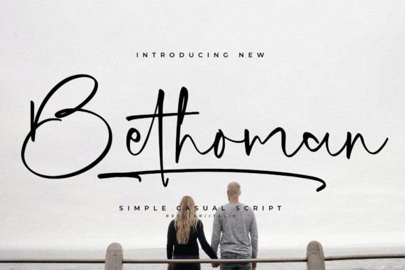 Bethoman: A Thoughtful Script Font for Calm, Confident Editorial Design