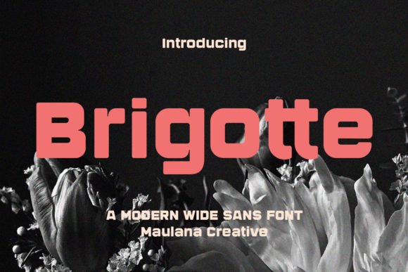 Brigotte: A Bold, Playful Sans Serif Font for Crafters