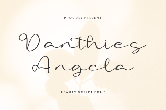 Danthies Angela: A Refined Script Font for Small Business Branding
