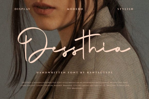 Dessthia: A Dainty Handwritten Font for Delicate Brand Moments