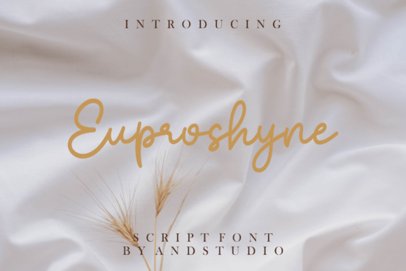 Euproshyne: A Handwritten Script Font That Feels Like a Quiet Promise
