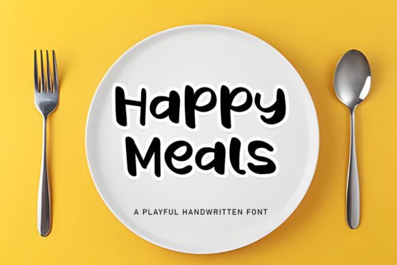 Happy Meals Font: A Handwritten Touch for Warm, Human-Centered Web Design