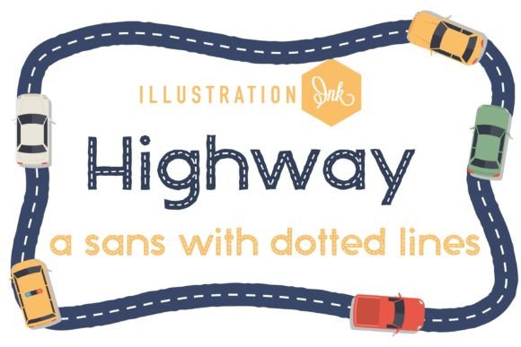 Highway: A Whimsical Serif Font for Playful Brand Identities