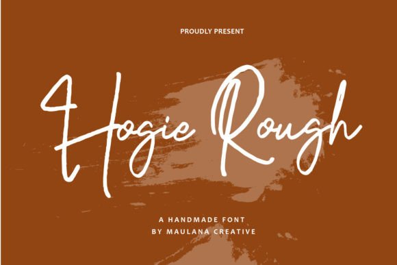 Hogie Rough: A Delicate Handwritten Font for Digital Charm