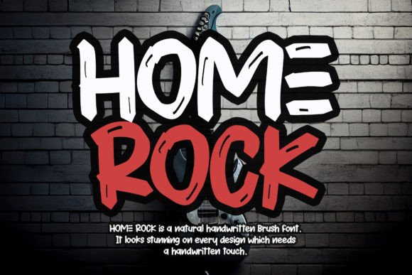 Home Rock: A Handwritten Font That Builds Brand Trust