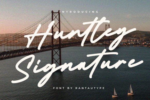 Huntley Signature: A Premium Script Font for Modern Web Design