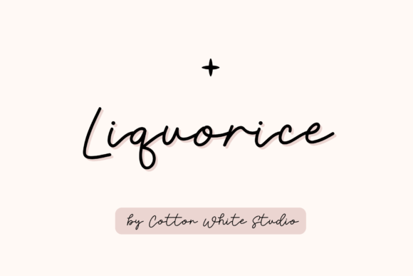 Liquorice: A Hand-Drawn Script Font That Feels Like Home