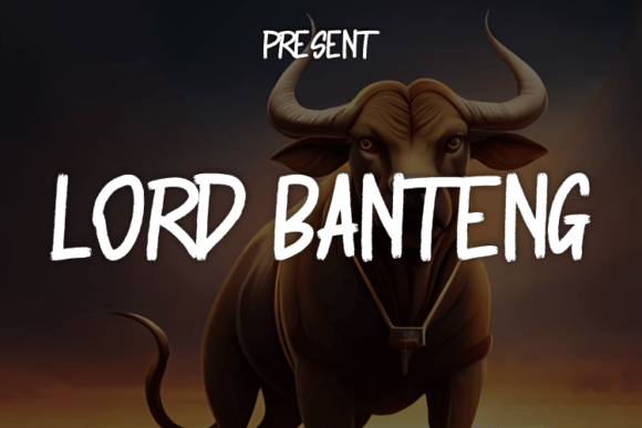 Lord Banteng: A Friendly Handwritten Font for Campaign Warmth