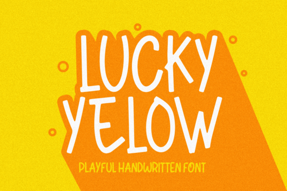 Lucky Yellow: A Handwritten Script Font for Editorial Warmth