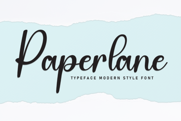 Paperlane: A Sweet Handwritten Display Font for Crafters