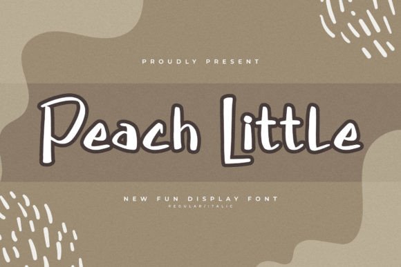 Peach Little: A Display Font That Makes Your Headlines Pop