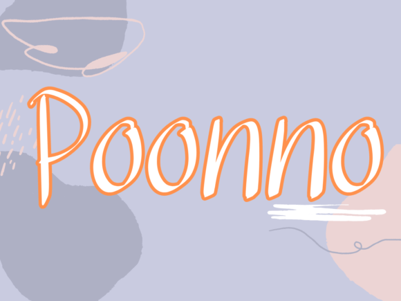Poonno: A Friendly Handwritten Font for Editorial Design