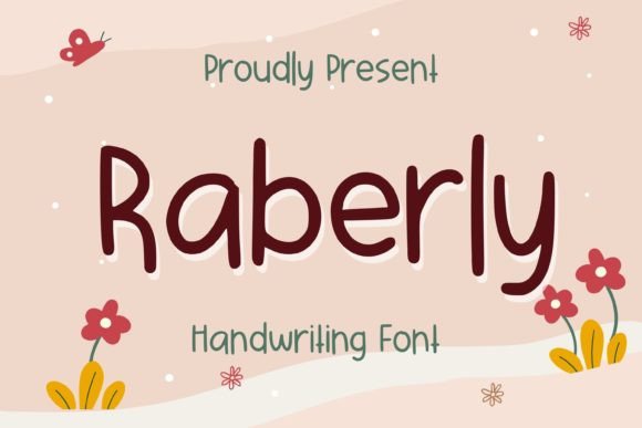 Raberly Handwritten: A Warm, Polished Script Font for Small Business Branding
