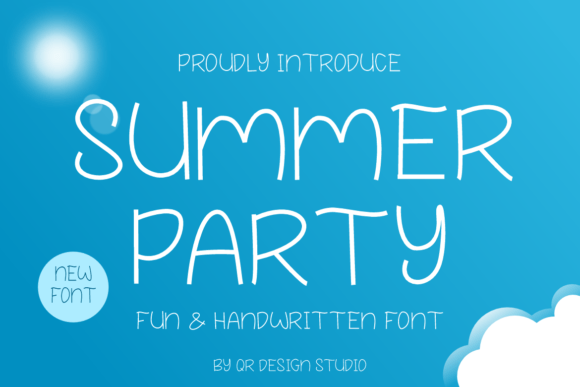 Summer Party: A Friendly Handwritten Font for Real Business Branding