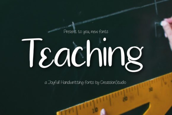 Teaching Font: A Handwritten Script That Earns Attention