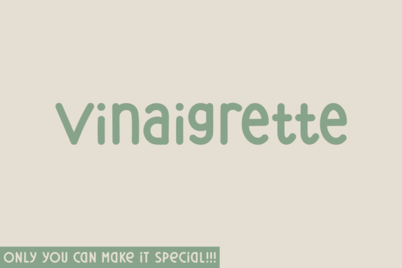 Vinaigrette: A Natural Handwritten Font for Digital Branding